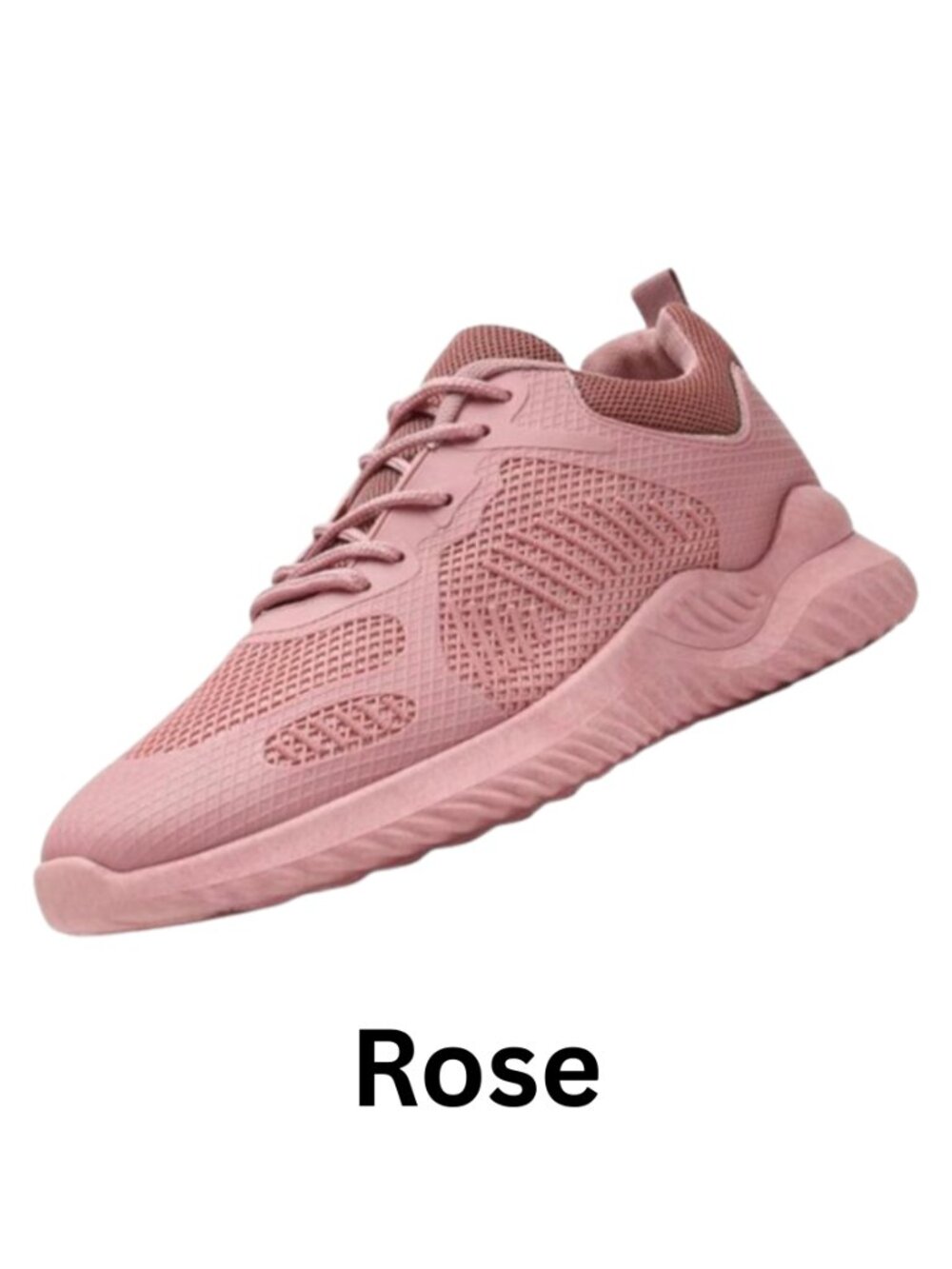 Women Athletic Walking Workout Gym Trainer Sneaker Breathable Sport Shoes ROSE